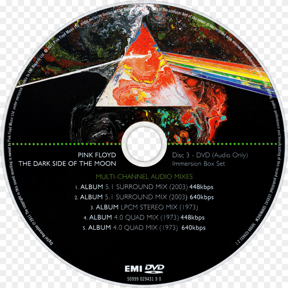 Download Cdart Artwork 1973 Pink Floyd The Dark Side, Disk, Dvd Free Transparent Png