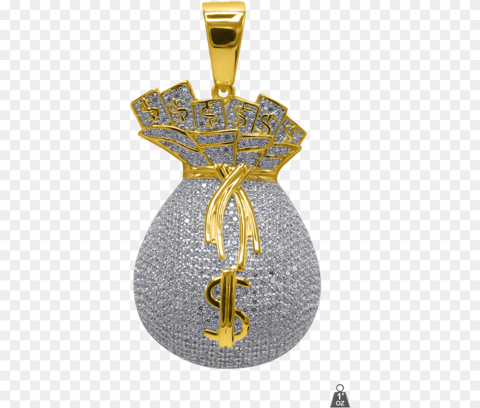 Download Chain Gold Large Transparent Dollar Sign Chain Rapper, Accessories, Pendant, Chandelier, Lamp Free Png