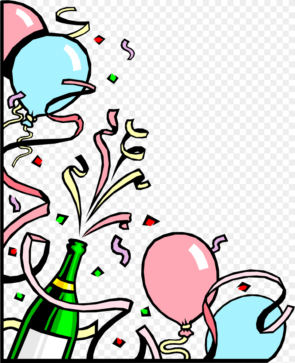 Download Champagne Clip Art New Year Eve Champagne And Balloons Clipart, Graphics, Baby, Person, Paper Png