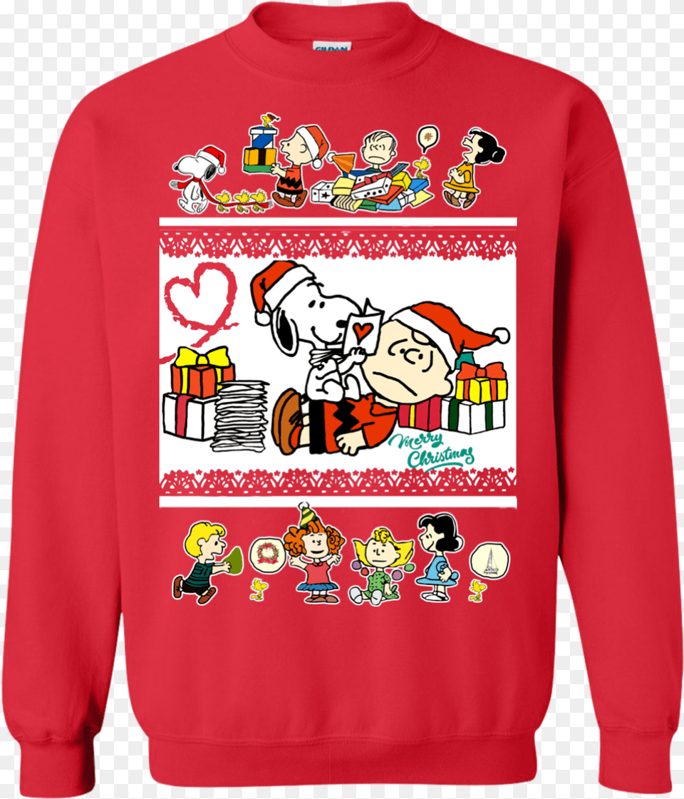 Charlie Brown Christmas Sweaters Image With No Hoodie, Knitwear, Clothing, Sweatshirt, Sweater Free Png Download