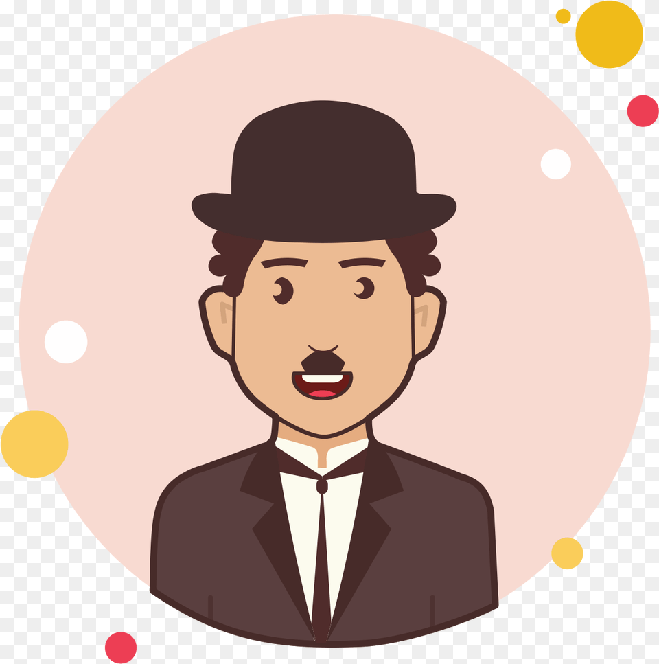 Download Charlie Chaplin Icon Musician With No Portable Network Graphics, Photography, Person, Portrait, Head Free Png