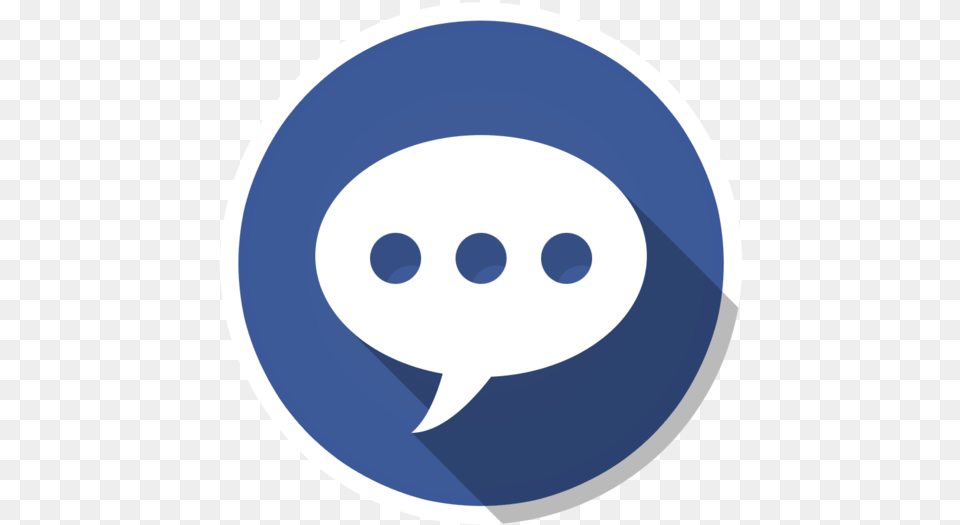 Download Chat For Facebook Messenger Navy Blue Youtube Icon, Animal, Sea Life Free Transparent Png