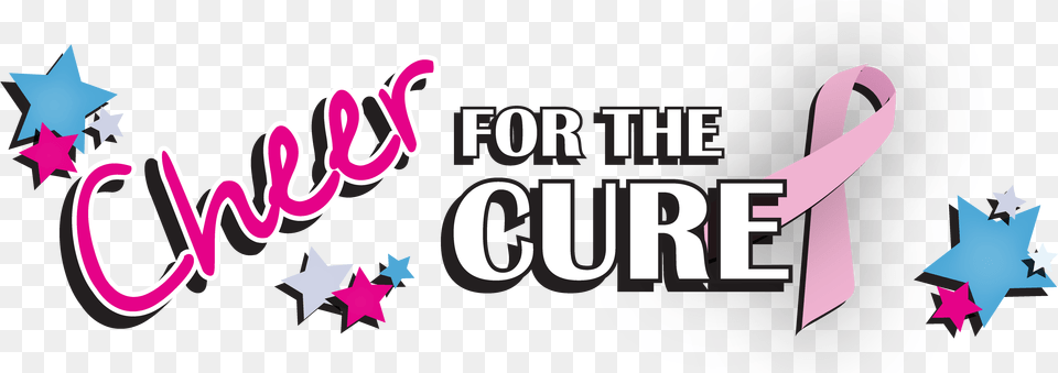 Download Cheer For The Cure Cheerleading Image With No Dot, Dynamite, Weapon, Symbol, Text Free Png