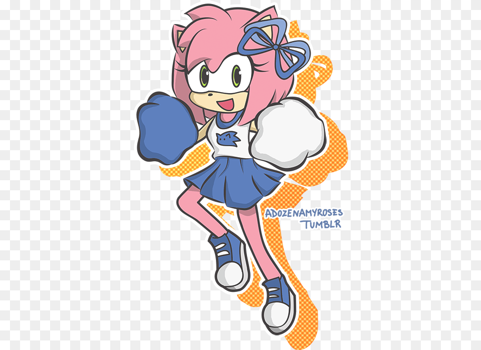 Download Cheerleader Amy Amy Rose Art Style, Book, Comics, Publication, Baby Png Image