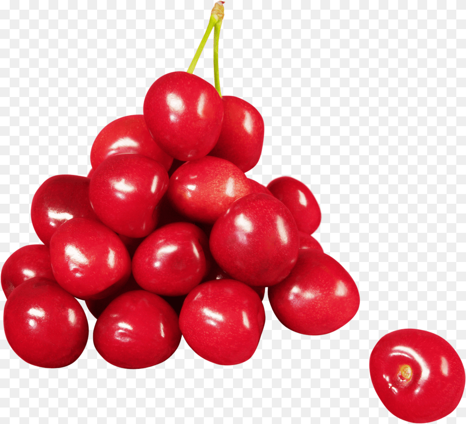 Download Cherries Hq Cherry, Food, Fruit, Plant, Produce Png Image