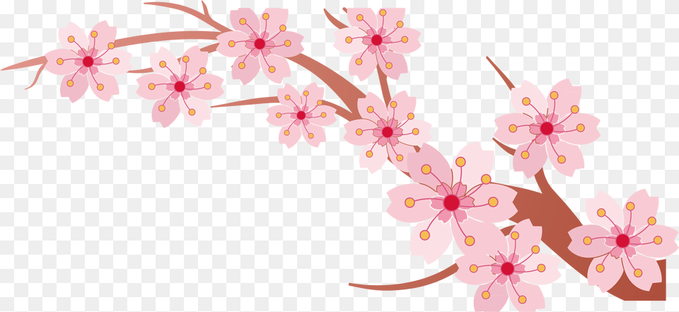 Download Cherry Tree Branch Svg Cherry Blossom Clipart, Flower, Plant, Cherry Blossom Png
