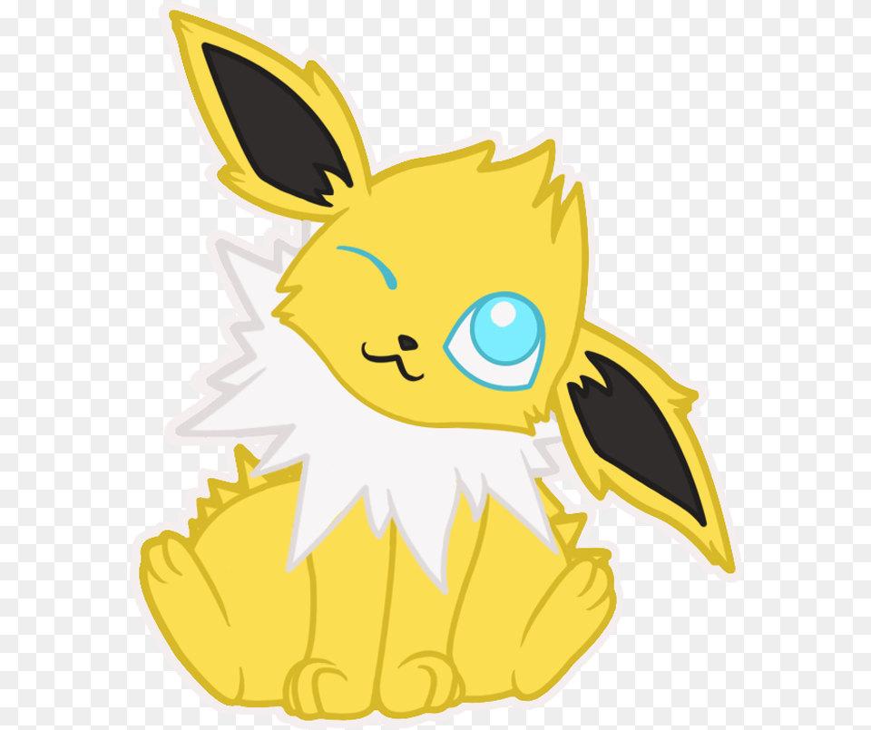 Download Chibi Jolteon Pokemon Sticker Cartoon Full Size Meltan Pokemon Bead Pattern, Plush, Toy, Baby, Person Free Png