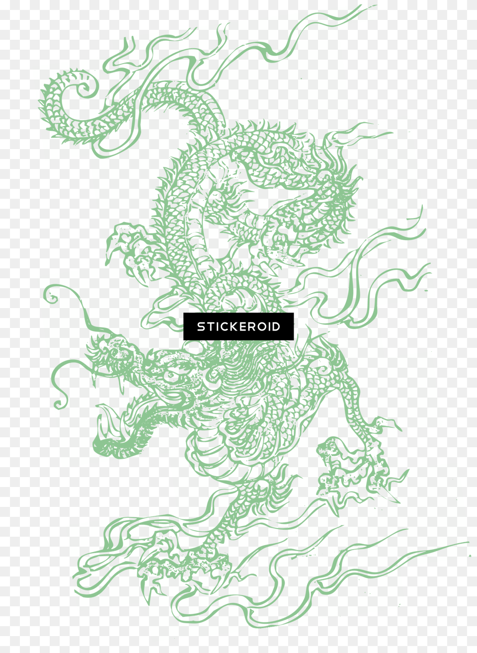 Download Chinese Dragon Hd With No Background Transparent Blue Chinese Dragon, Chart, Plot, Book, Publication Png Image