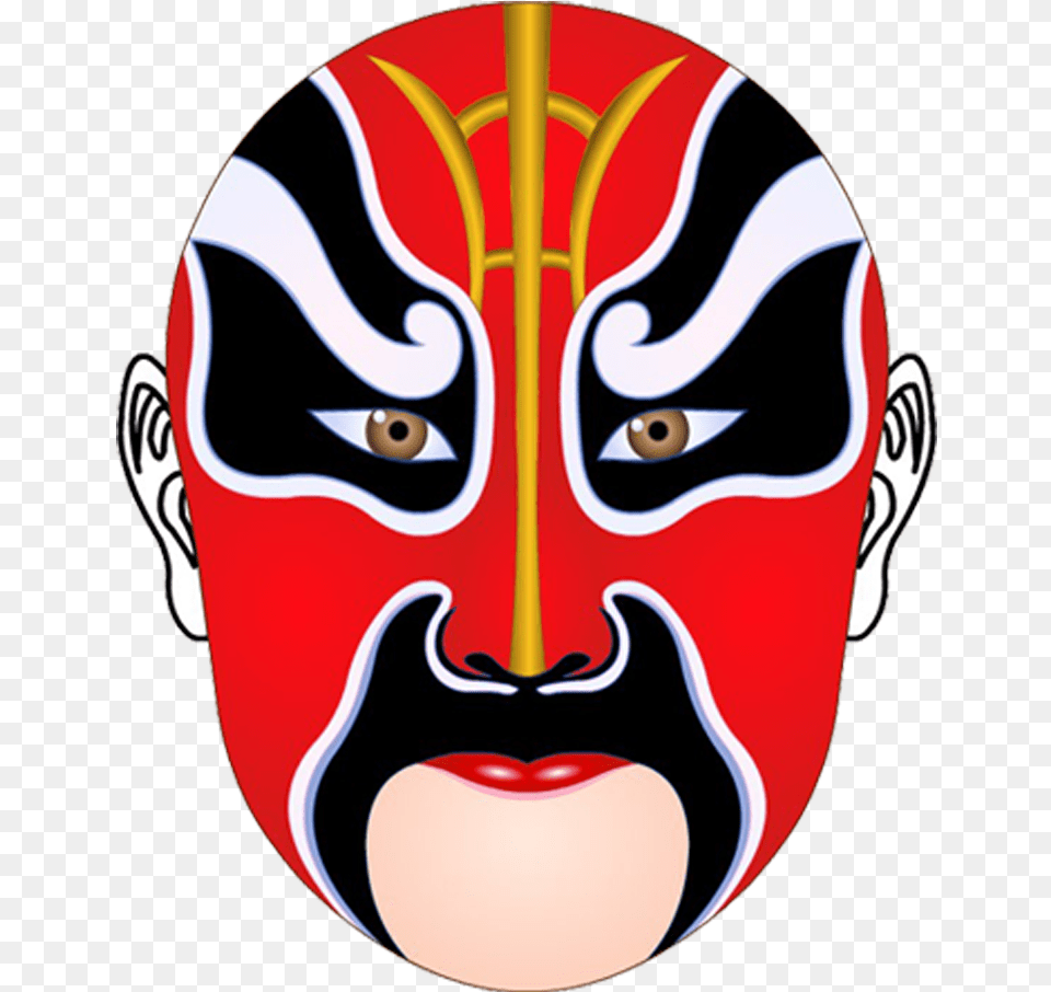 Download Chinese Opera Mask Peking China Facebook Icon Chinese Opera Mask, Face, Head, Person, Baby Png Image