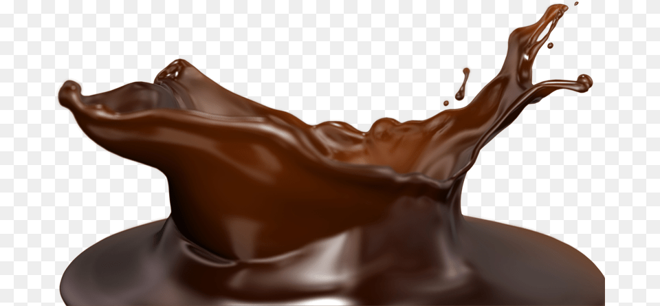 Chocolate Dark Chocolate Splash, Dessert, Food, Cup, Smoke Pipe Free Png Download