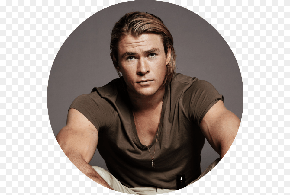 Chris Hemsworth Image With Jon Hamm Hair Loss, Male, Adult, Portrait, Face Free Png Download