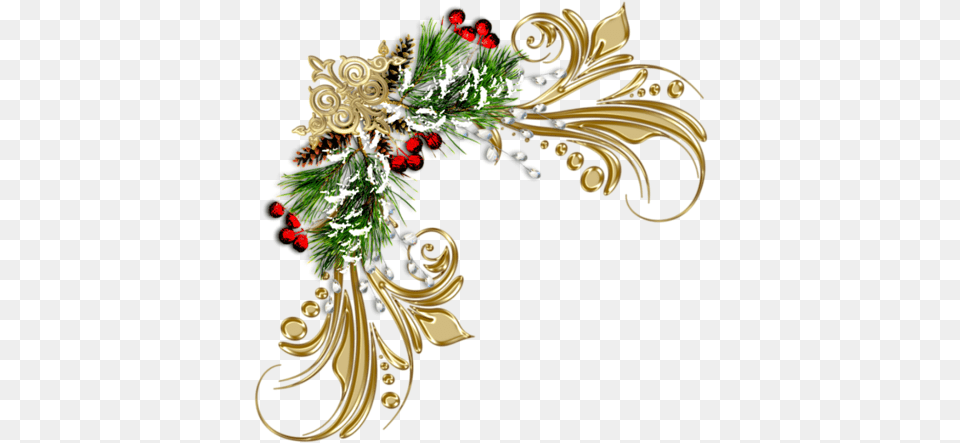 Download Christmas Border Frames Simple Clipart Simple Christmas Border, Art, Floral Design, Graphics, Pattern Png