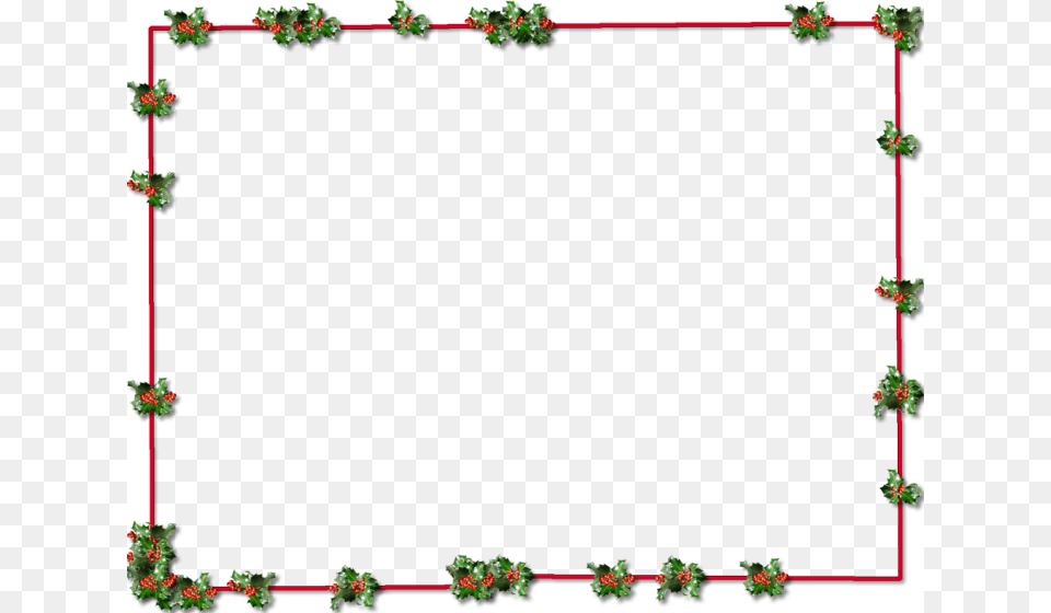 Christmas Border Transparent Clipart Santa Claus, Leaf, Plant, Art, Floral Design Free Png Download
