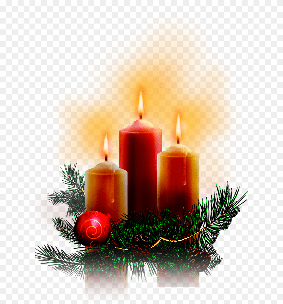 Christmas Candles 2014 Christmas Candle Gif Transparent Background Christmas Candle Free Png Download