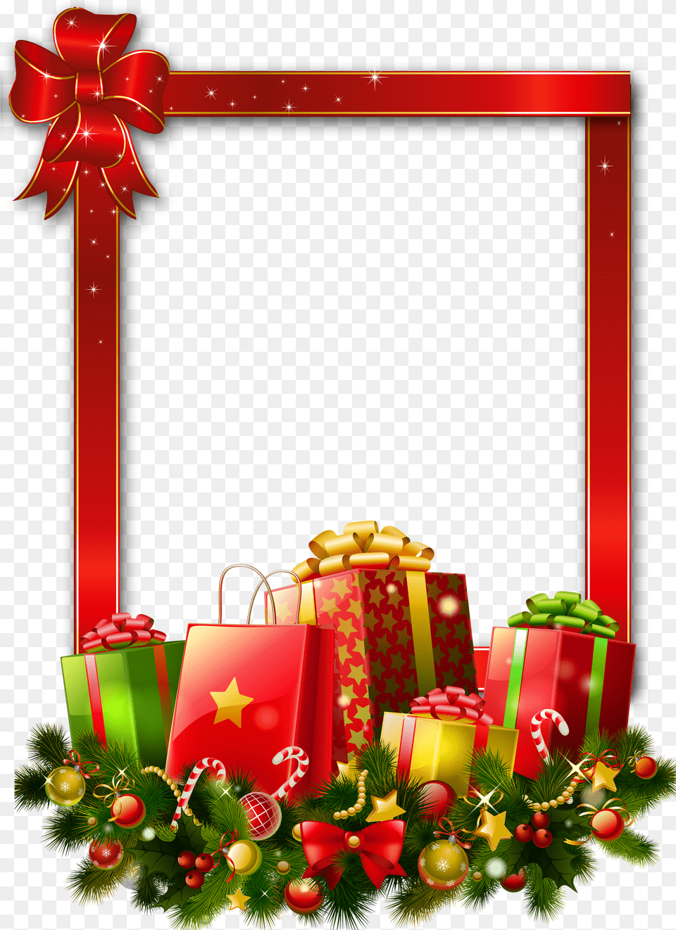 Christmas Card Border Free Png Download