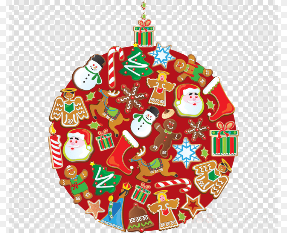 Download Christmas Cookie Clipart Christmas Ornament Background Christmas Clipart, Food, Sweets, Baby, Person Free Transparent Png