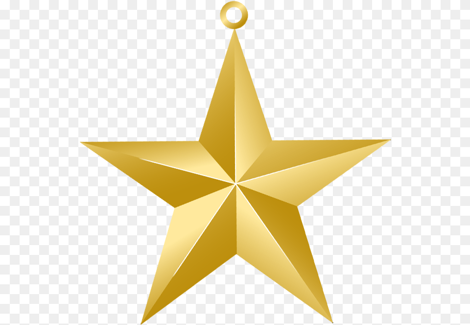 Download Christmas Decor Star Clipart, Star Symbol, Symbol, Gold Png