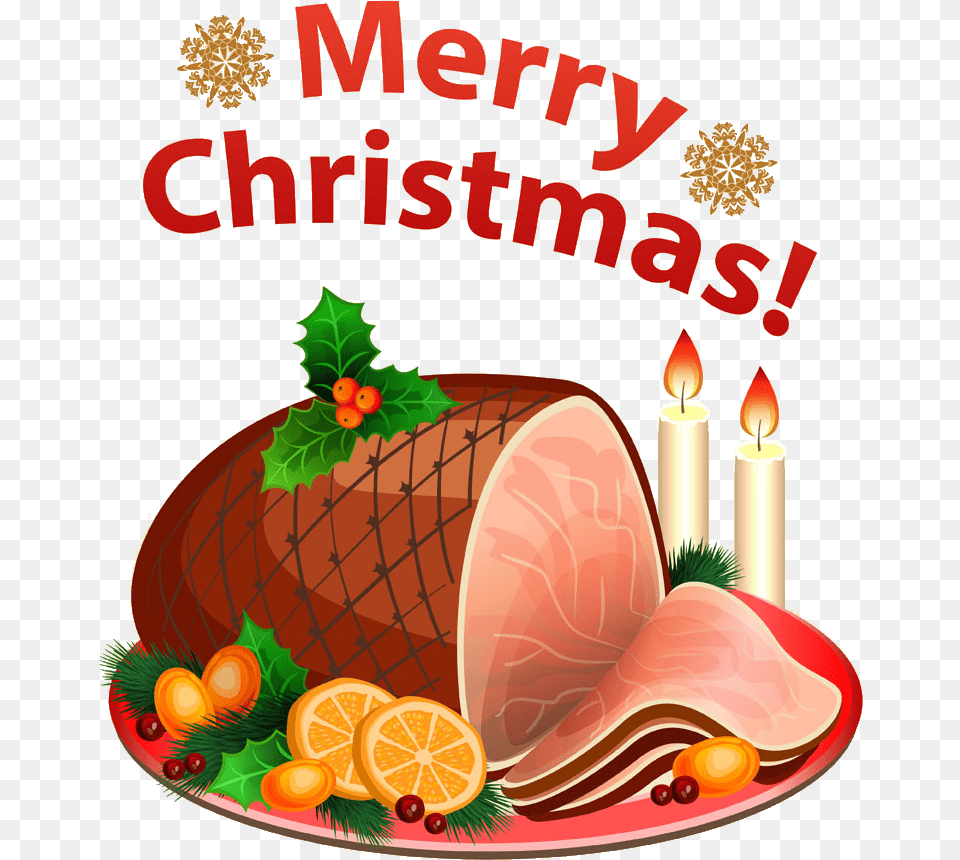 Download Christmas Dinner Mulled Wine Ham Christmas Dinner, Food, Pork, Meat, Produce Png