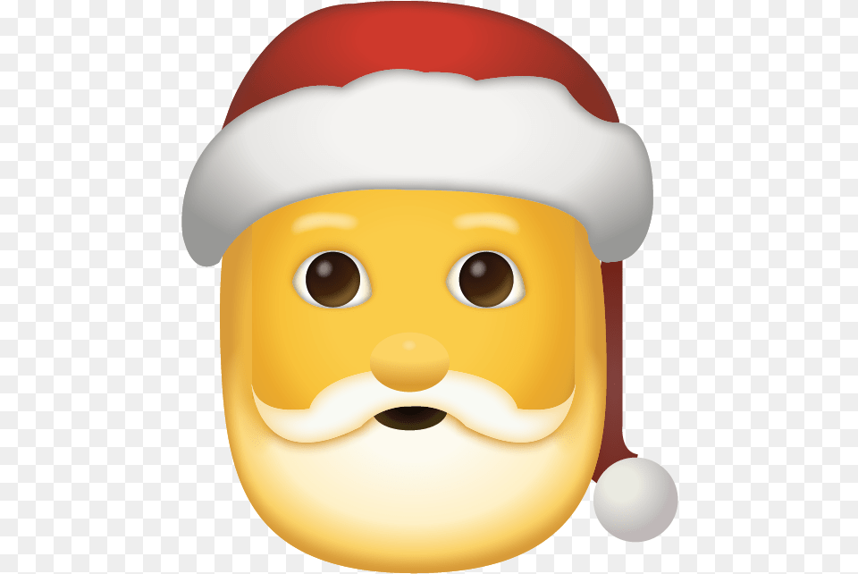 Christmas Emojis Transparent Santa Emoji, Plush, Toy, Outdoors, Clothing Free Png Download