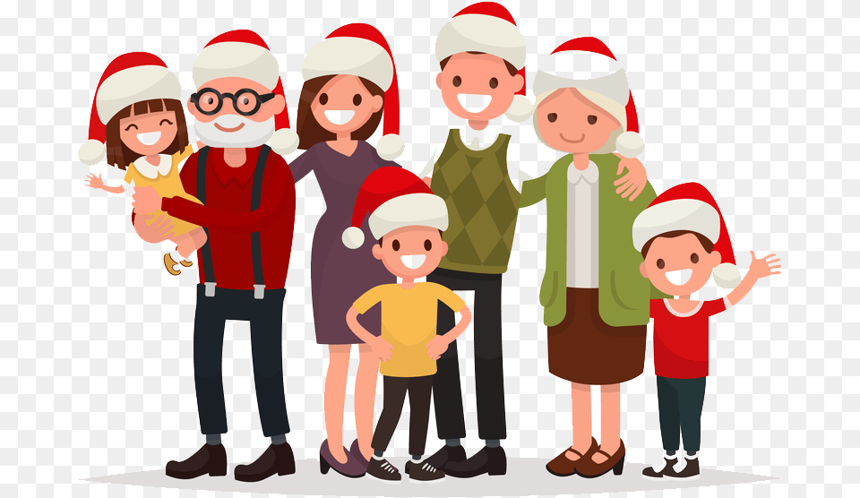 Christmas Femily Christmas Family Vector, People, Person, Baby, Face Free Png Download