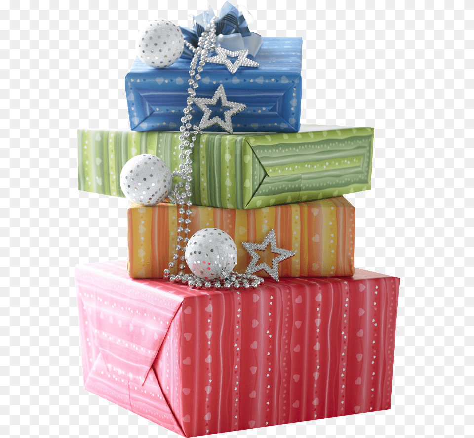 Download Christmas Gift Element Wrapping Paper Free Png