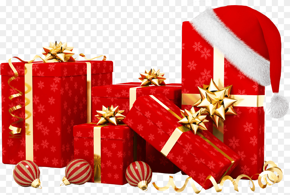 Download Christmas Gifts Background Christmas Presents, Gift Png