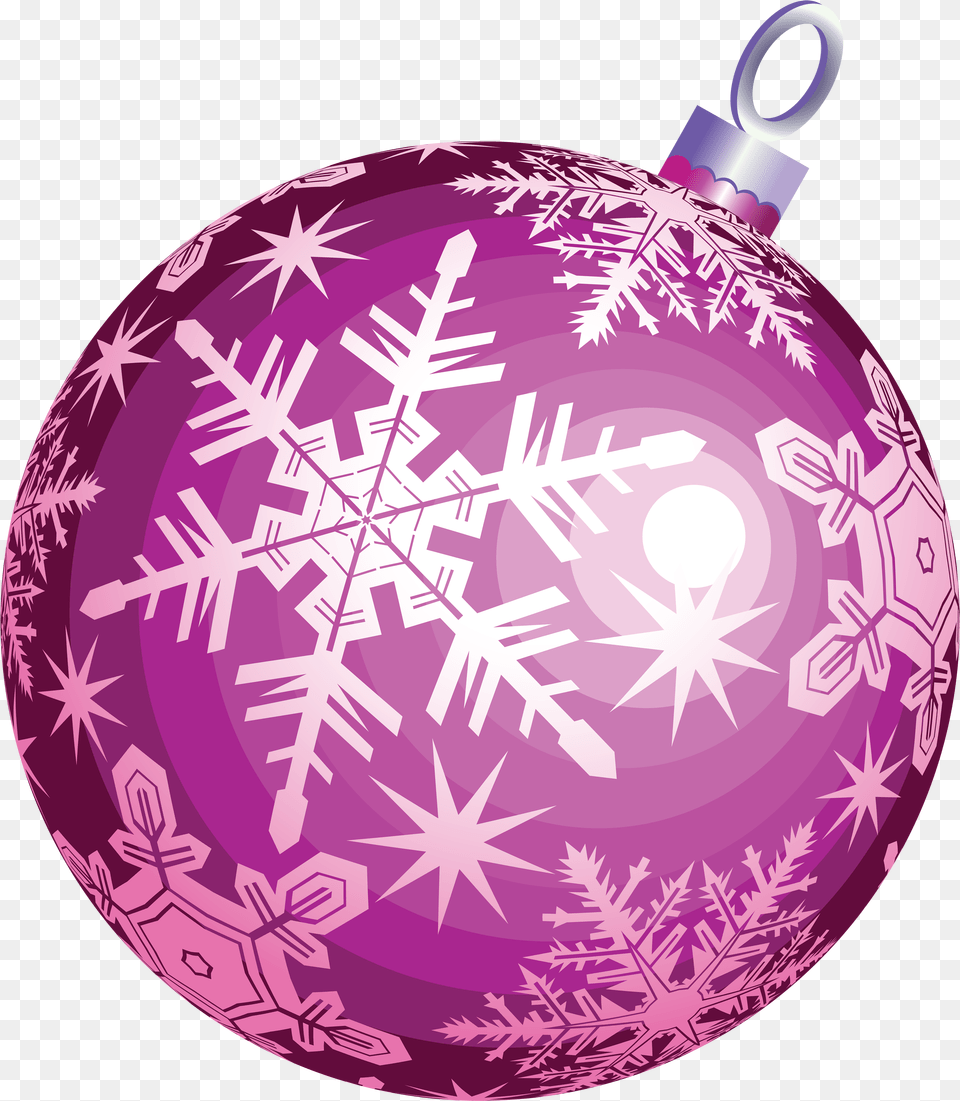 Christmas Ornament Transparent Background Christmas Toy, Accessories, Purple Free Png Download
