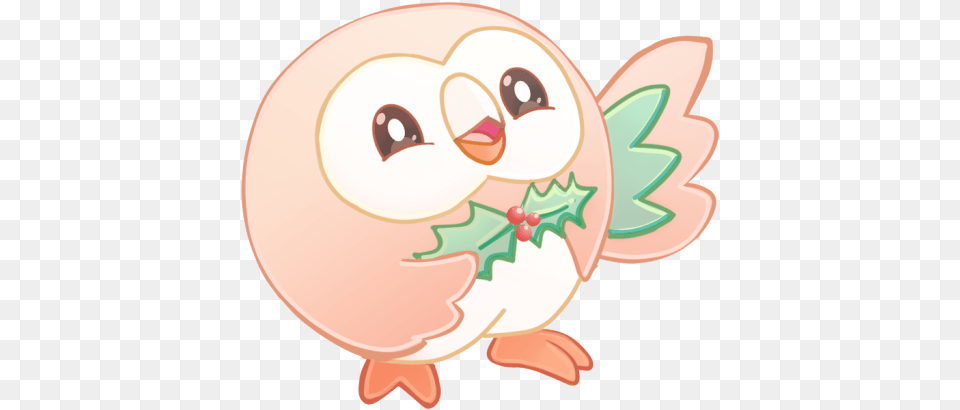Download Christmas Rowlet Christmas Rowlet, Baby, Person Png Image