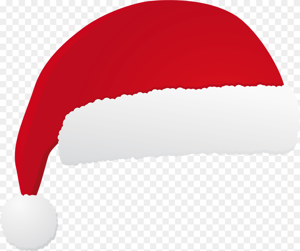 Christmas Santa Claus Hat Transparent, Cap, Clothing, Hardhat, Helmet Free Png Download