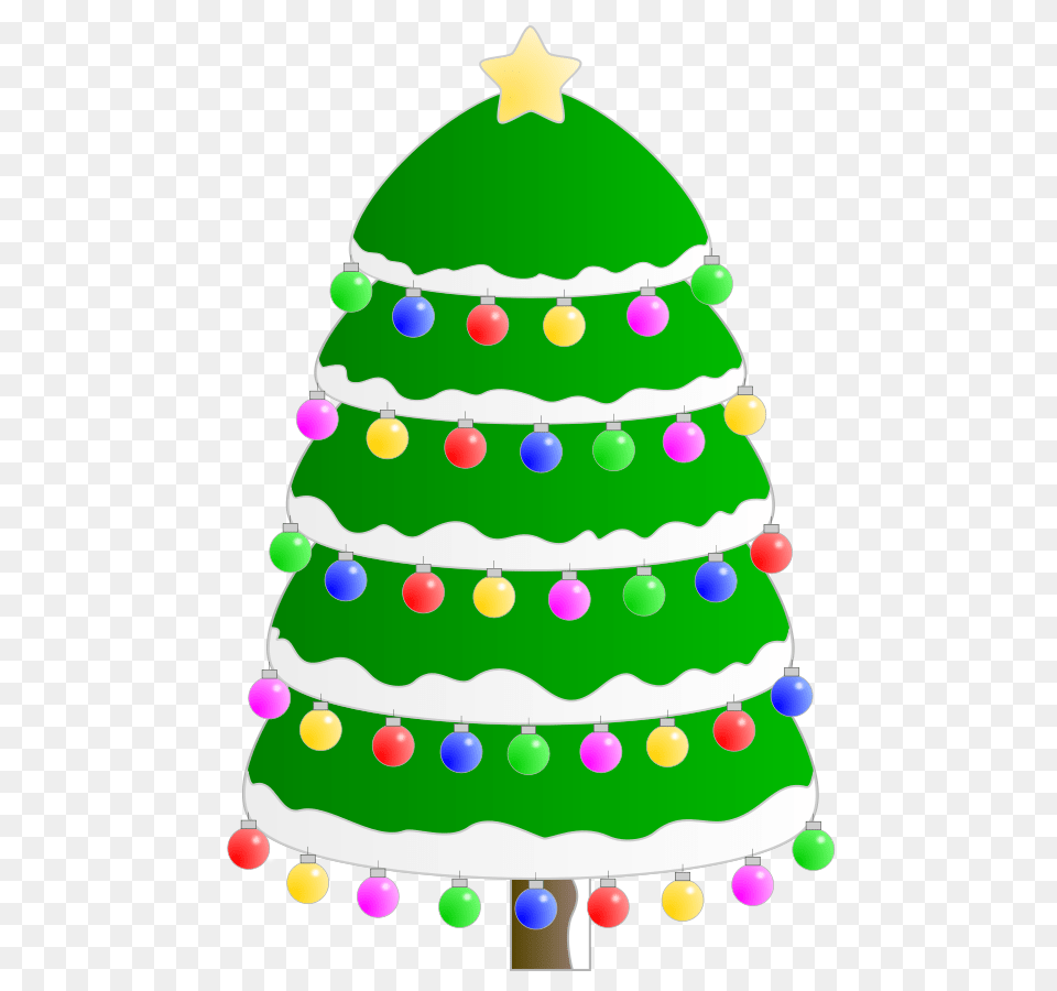 Download Christmas Tree Arbol De Navidad Clipart, Birthday Cake, Cake, Cream, Dessert Png