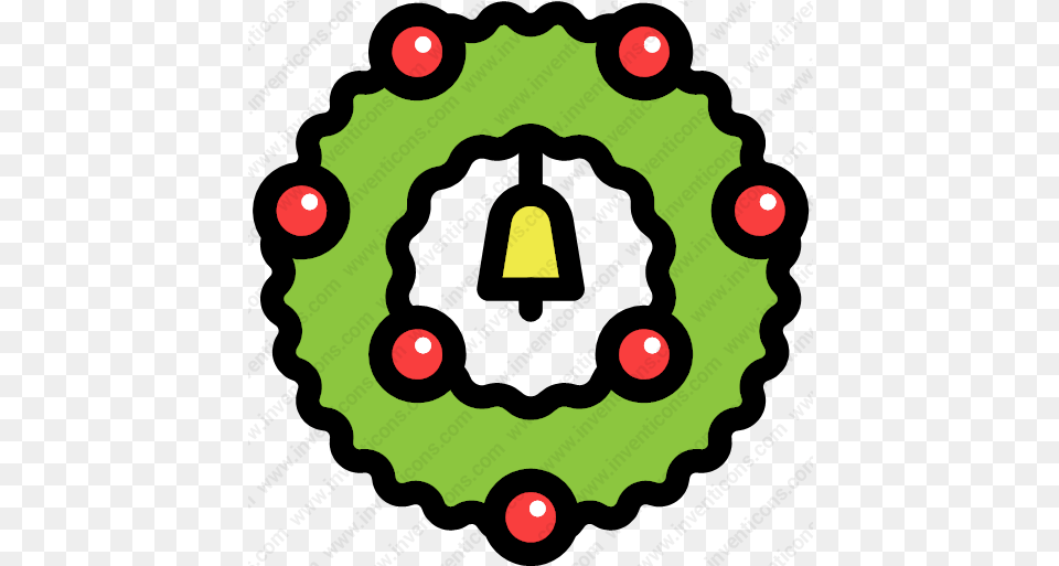 Download Christmas Wreath Decoration Vector Dot, Animal, Bear, Mammal, Wildlife Free Png