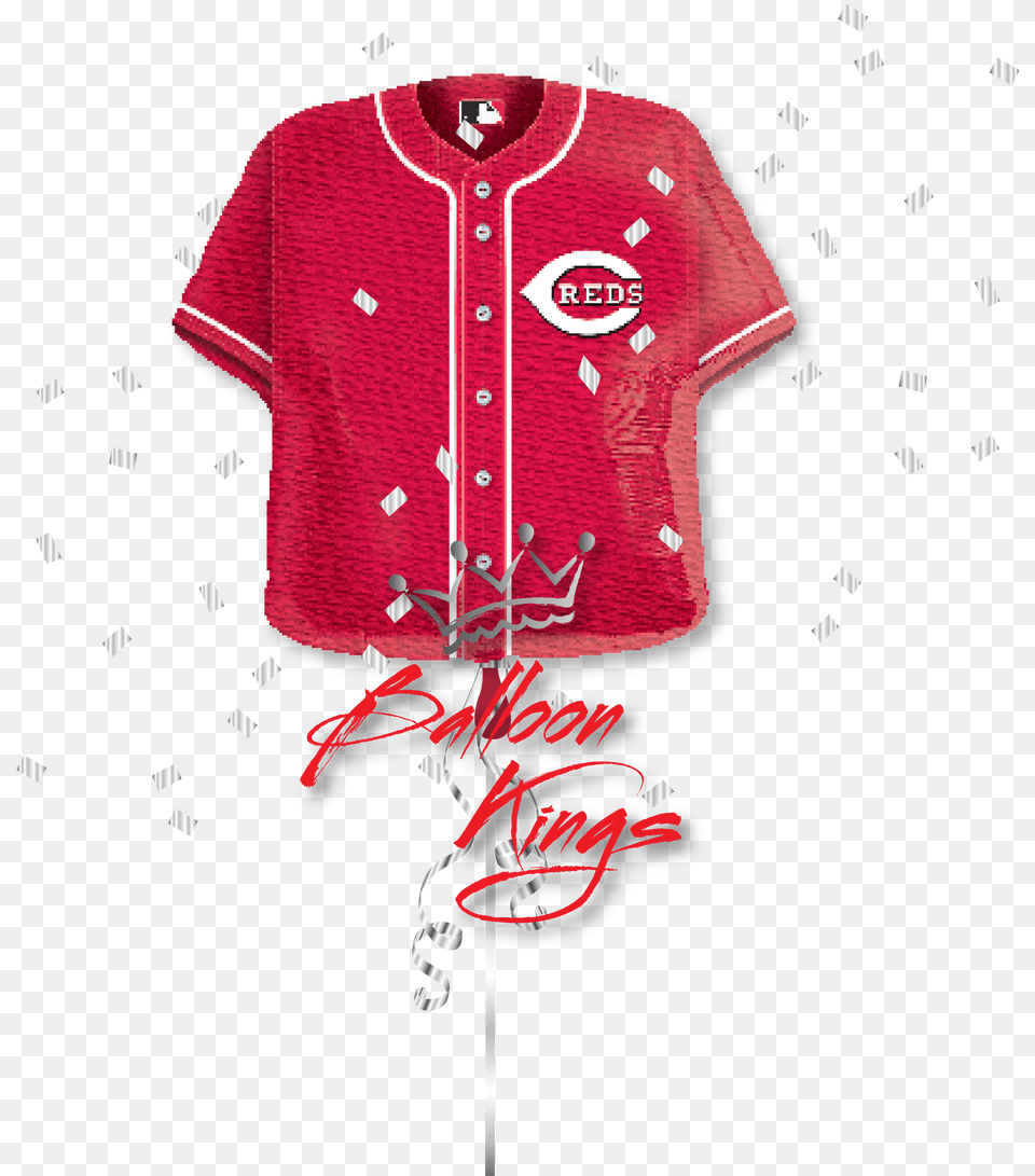 Download Cincinnati Reds Jersey 24 Mlb Cincinnati Reds Short Sleeve, Clothing, Shirt, T-shirt, Knitwear Png Image