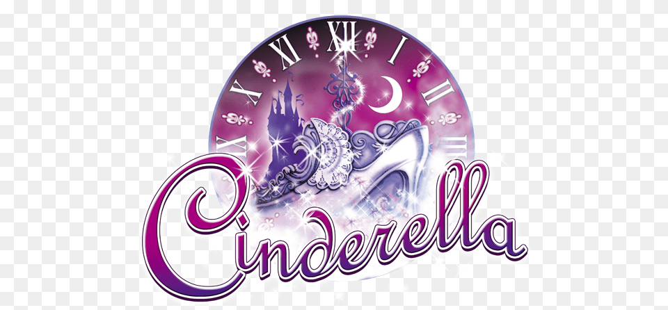 Download Cinderella Logo Image With Cinderella, Purple, Disk, Book, Publication Free Transparent Png