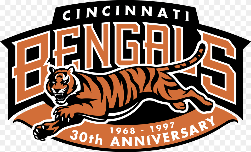 Download Cinncinati Bengals Logo Nfl Cincinnati Bengals Logo, Circus, Leisure Activities, Animal, Mammal Free Png