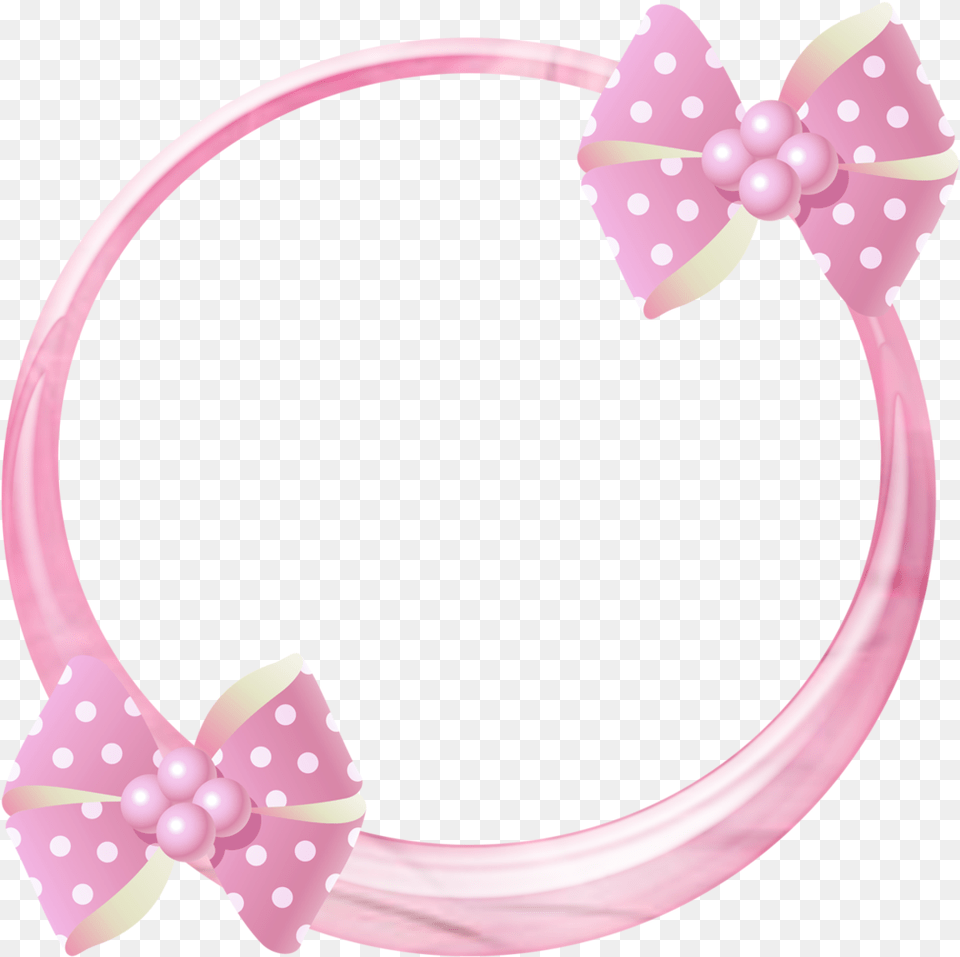 Download Circle Frame Transparent Pink Baby Frame, Accessories, Formal Wear, Tie, Birthday Cake Png Image