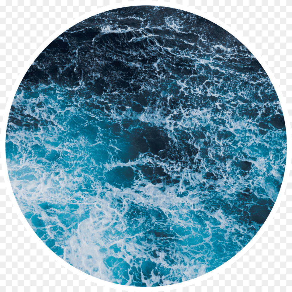Download Circle Icon Iconinstagram Pfp Pfpedit Pfpicon Blue Blue Aesthetic A Pfp, Nature, Outdoors, Sea, Water Png Image