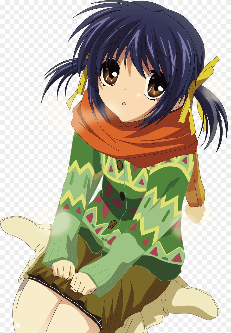 Download Clannad After Story Ushio, Book, Comics, Publication, Person Free Transparent Png