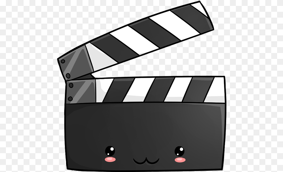 Download Clapperboard Kawaii Movie Clipart, Road, Fence, Computer Hardware, Electronics Png Image