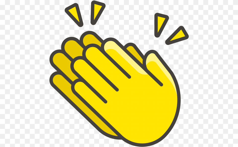 Download Clapping Hands Emoji Animation Clapping Clipart Clapping Hands Clipart, Clothing, Glove, Dynamite, Weapon Free Png