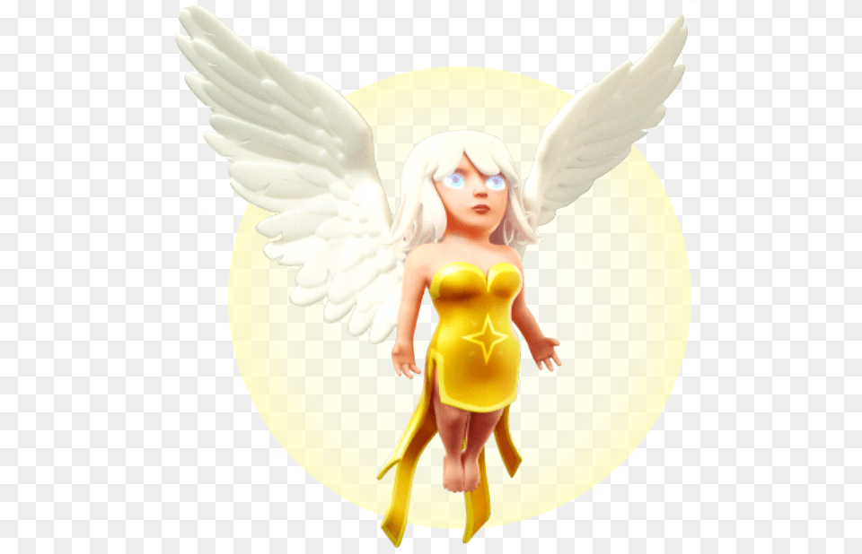 Clash Of Clans Healer Healer From Clash Of Clans, Angel, Adult, Female, Person Free Png Download