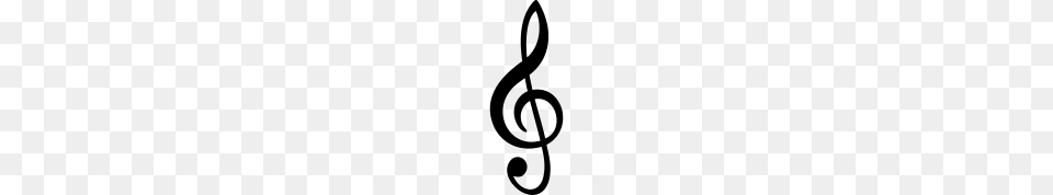 Download Clef Note Free Transparent And Clipart, Gray Png Image