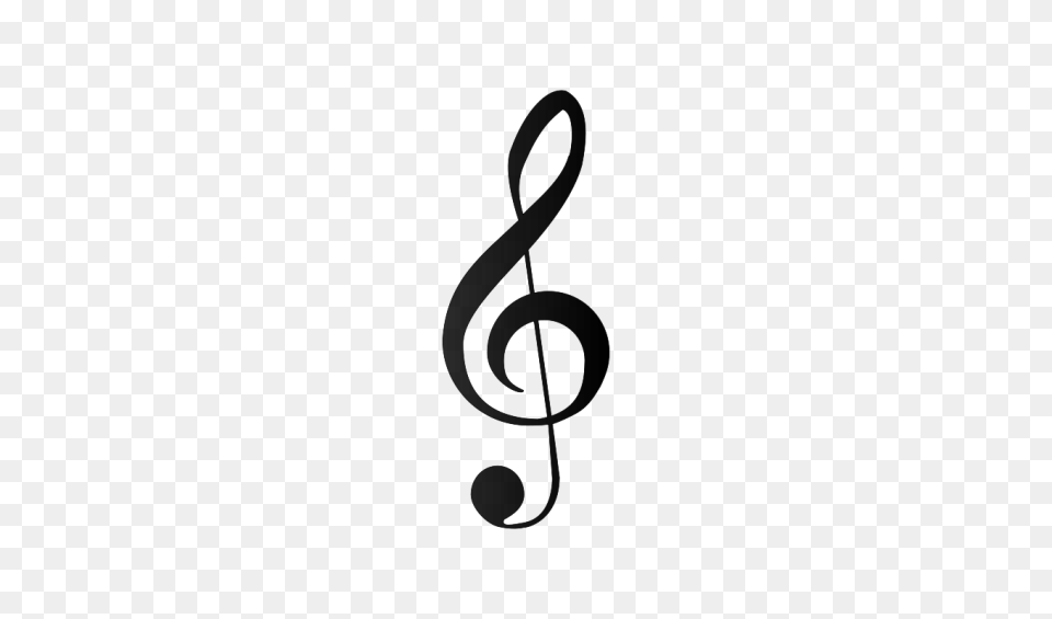 Download Clef Note Transparent Image And Clipart, Gray Free Png