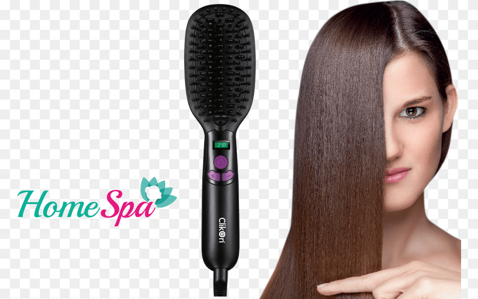 Clikon Hair Straightener Brush Girl, Adult, Person, Female, Woman Free Png Download