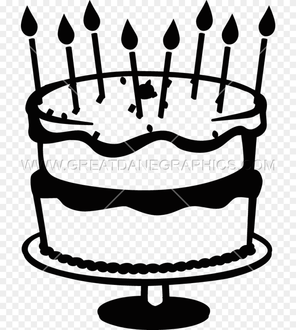 Download Clip Art Clipart Rum Cake Clip Art Cake Line Graphics, Birthday Cake, Bow, Cream, Dessert Free Transparent Png