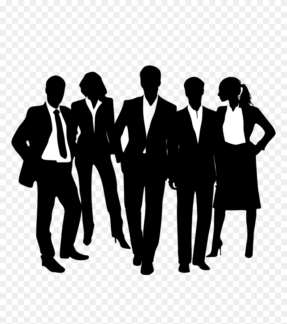 Download Clip Art Royalty Free Library Business People Vector, Stencil, Person Png Image