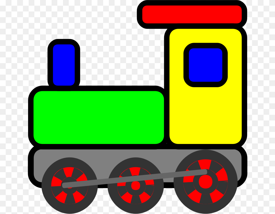 Download Clip Art Toy Train Clipart Train Rail Transport Clip Art, Wheel, Machine, Tool, Plant Png