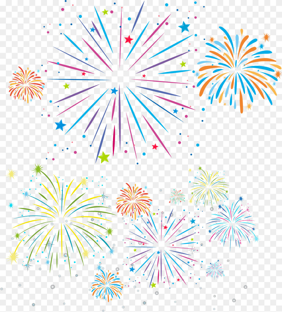 Download Clip Art Transparent Collection Of Free Fireworks Illustration, Plant, Machine, Wheel Png