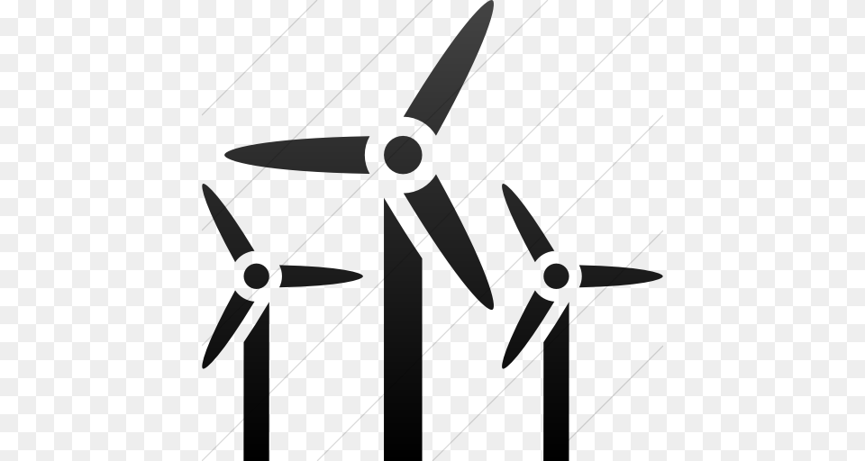 Clip Art Wind Turbine Clipart Wind Farm Wind Turbine Wind, Machine, Motor, Engine, Propeller Free Png Download