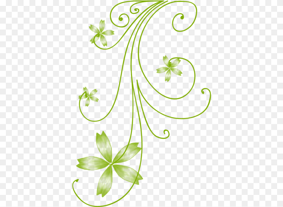 Download Clip Royalty Stock Pattern Use The Printable Green Swirls, Art, Floral Design, Graphics, Plant Free Transparent Png