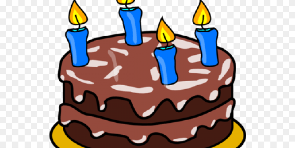 Download Clipart Birthday Cake Birthday Cake 5 Candles, Birthday Cake, Cream, Dessert, Food Png